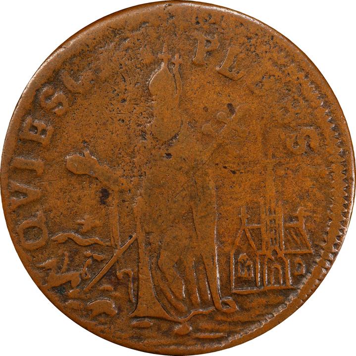 1670s Farth St Patrick, New Jersey MS BN VF20 BN thumbnail 4