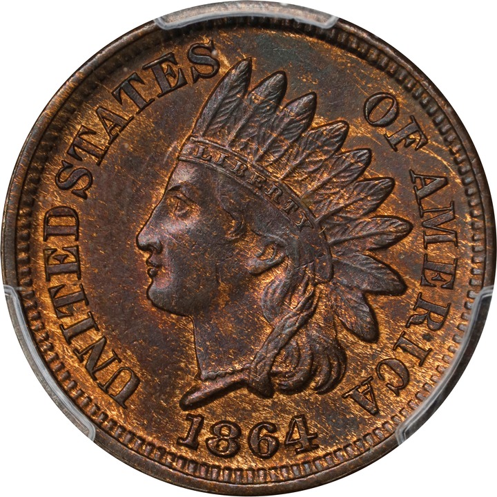 1864 1c Bronze MS BN thumbnail 14