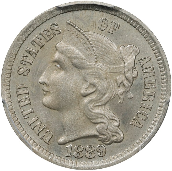 1889 3cN MS63 thumbnail 8