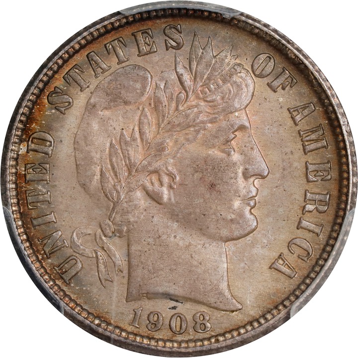 1908-O 10c MS thumbnail 6