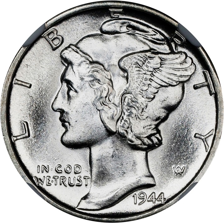 1944-D 10c MS FB MS62 FB CAC thumbnail 23