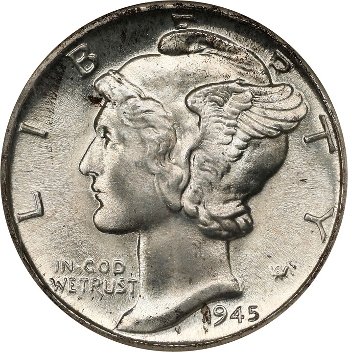 1945-D/D 10c Repunched Mintmark, FS-503 MS FB thumbnail 20