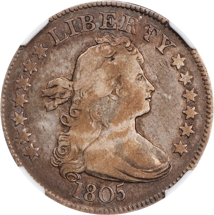 Draped Bust Quarter 25c Heraldic Eagle, 1804-1807 [Type] P1 thumbnail 19