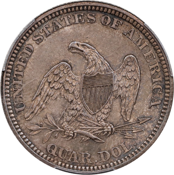 1862 25c MS65 thumbnail 4