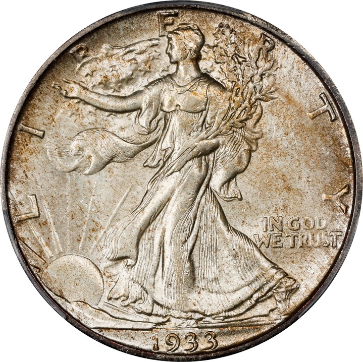 1933-S 50c VF25 CAC thumbnail 25