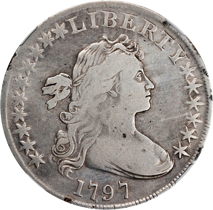 1797 $1  10x6 Stars, Large Letters MS thumbnail 8