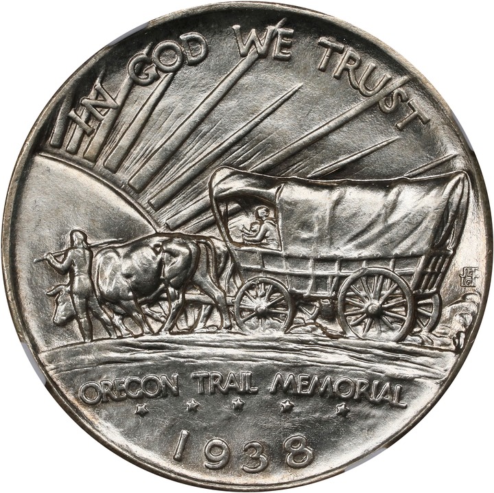 1938 50c Oregon Trail MS67 thumbnail 6