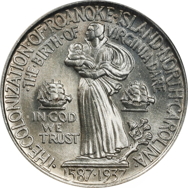 1937 50c Roanoke Island XF45 thumbnail 25