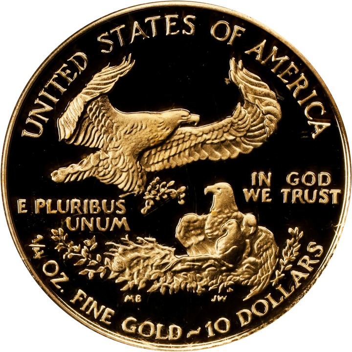 1991-P $10  Gold Eagle PR DCAM PR70 DCAM thumbnail 2