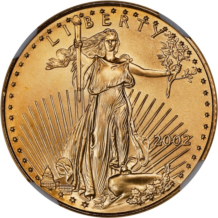 Image for 2002 $10  Gold Eagle MS64