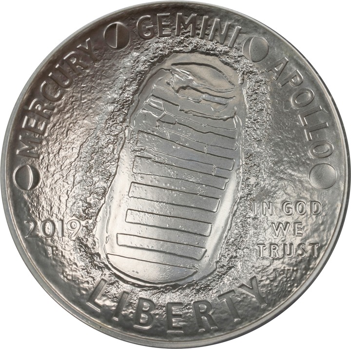2019 P Apollo 11 50th Anniversary Silver dollar MS Values | Greysheet