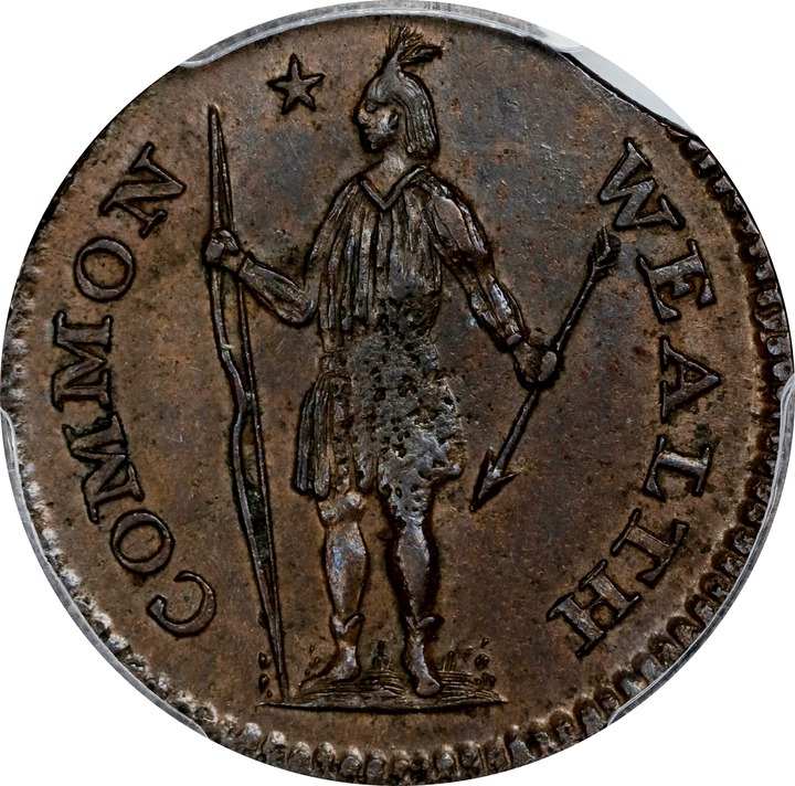 1787 Copper Massachusetts MS BN thumbnail 8