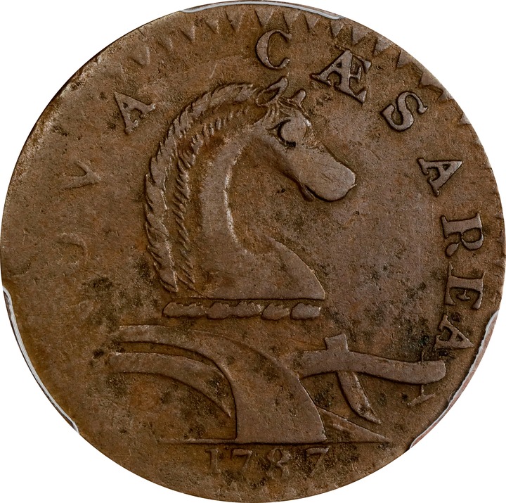 1787 Copper New Jersey, Serpent Head MS BN thumbnail 3