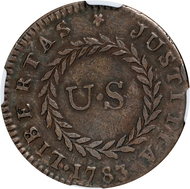 1783 Copper Nova Constellatio, Pointed Rays, Large U.S. MS BN thumbnail 9
