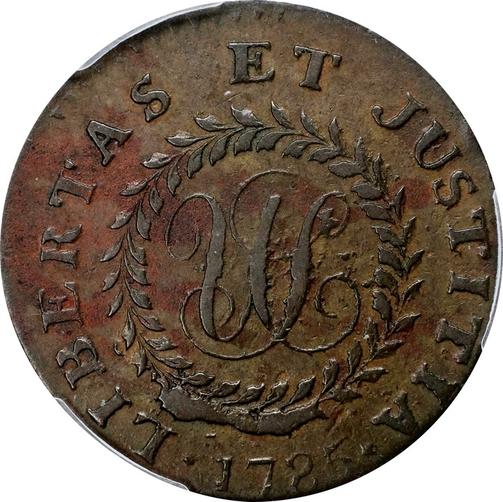 1785 Copper Nova Constellatio, Blunt Rays MS BN thumbnail 4