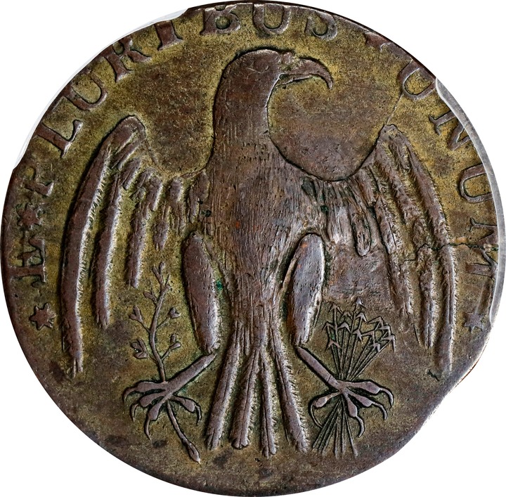 1787 Copper IMMUNIS COLUMBIA, Eagle Reverse, Plain Edge MS BN VG10 BN thumbnail 14