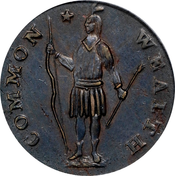 Image for 1788 Cent Massachusetts, With Period MS BN AU53 BN