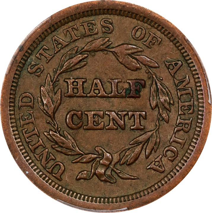 1851 1/2c MS BN AU50 BN thumbnail 2