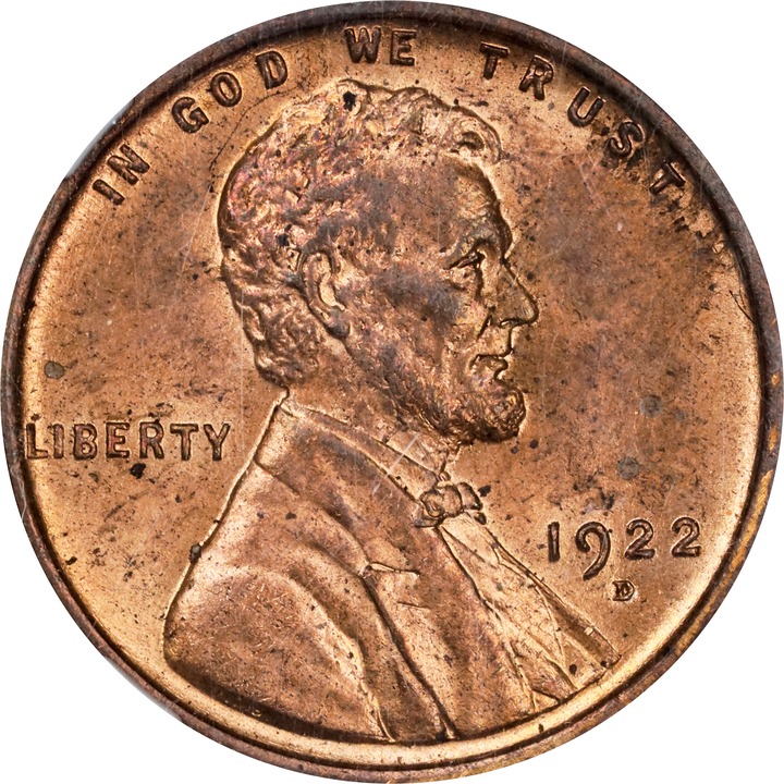 1922-D 1c MS RB MS63 RB CAC thumbnail 7