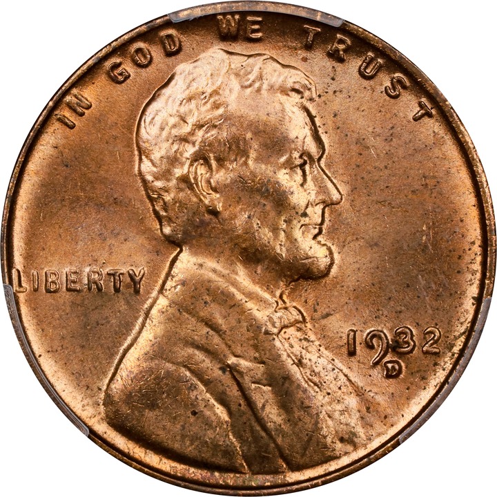 Image for 1932-D 1c MS RB MS63 RB CAC