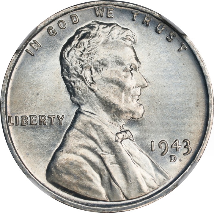 1943-D 1c Steel MS68 thumbnail 5