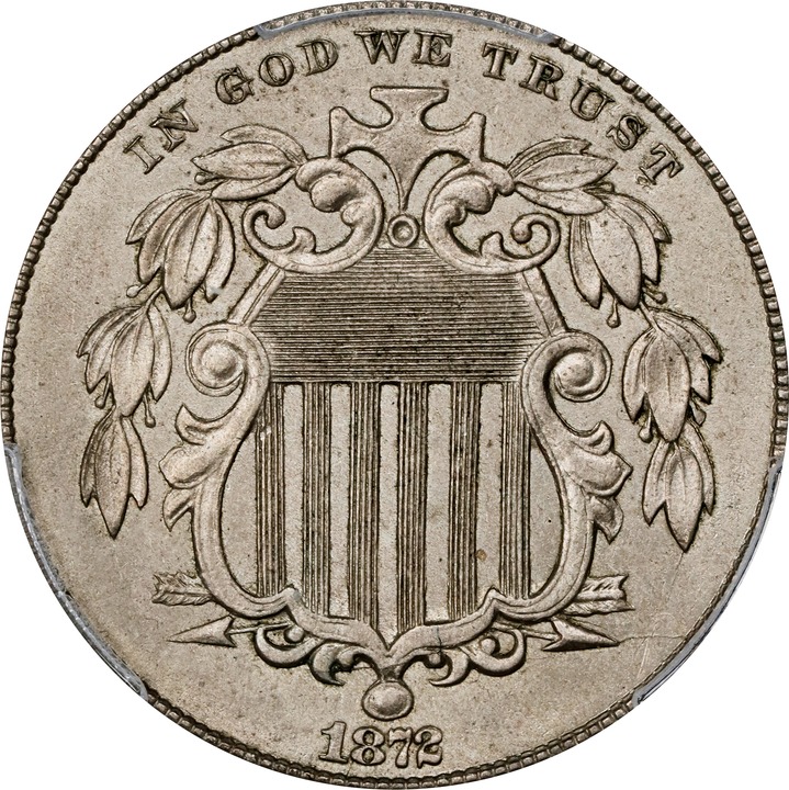 Image for 1872 5c AG3