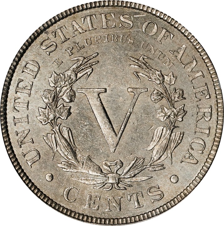 1887 5c XF40 CAC thumbnail 21