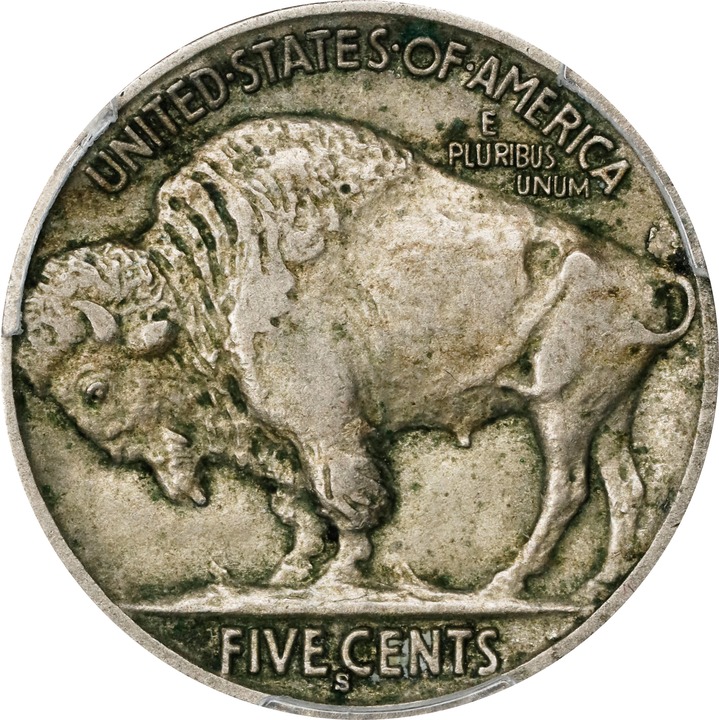 1915-S 5c AG3 CAC thumbnail 6