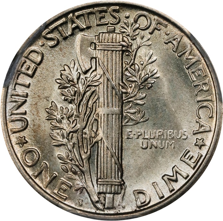 1917-S 10c MS64 thumbnail 2