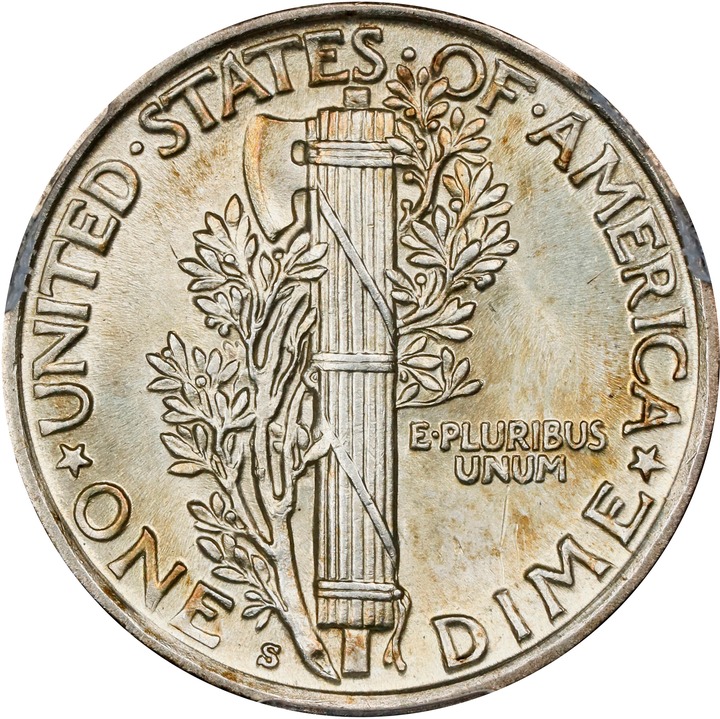 1917-S 10c MS FB MS62 FB thumbnail 6
