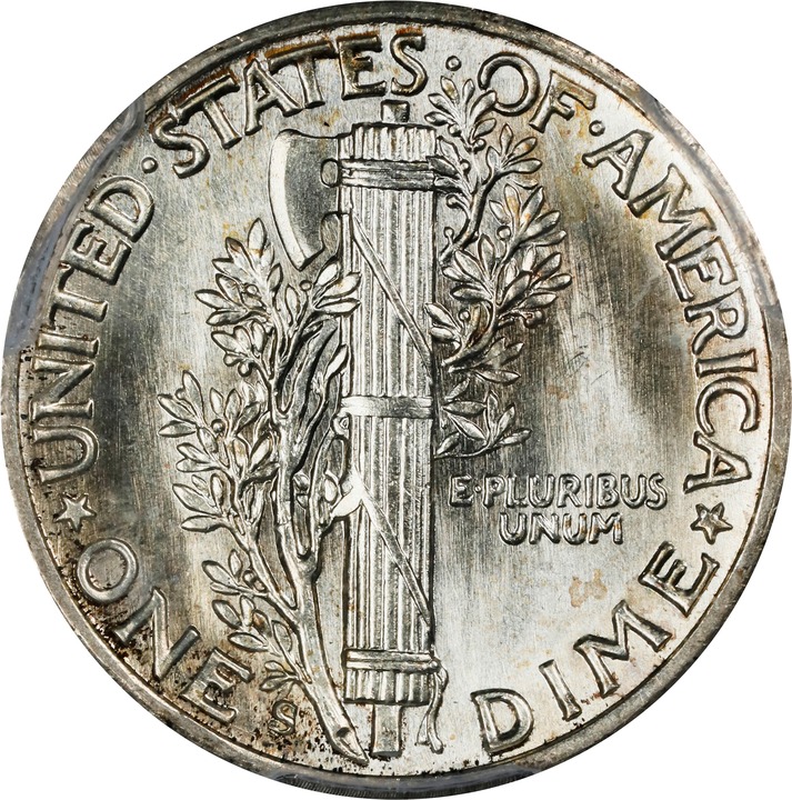 1942-S 10c MS66 thumbnail 2