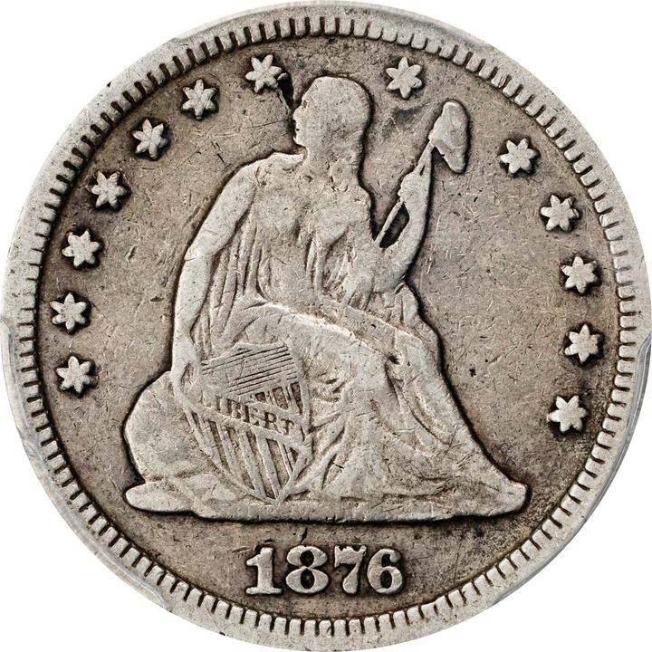 1876-CC 25c Doubled Die Obverse, FS-101 MS thumbnail 13
