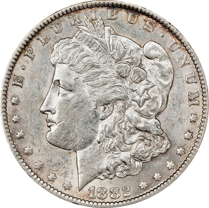 Image for 1882-CC $1 AU53 CAC