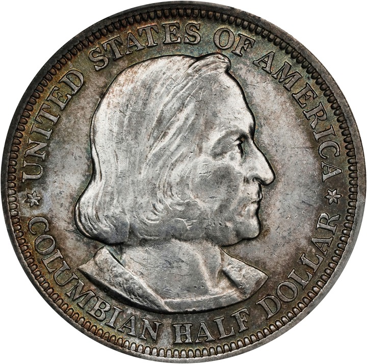 1893 50c Columbian Exposition VF35 CAC thumbnail 20
