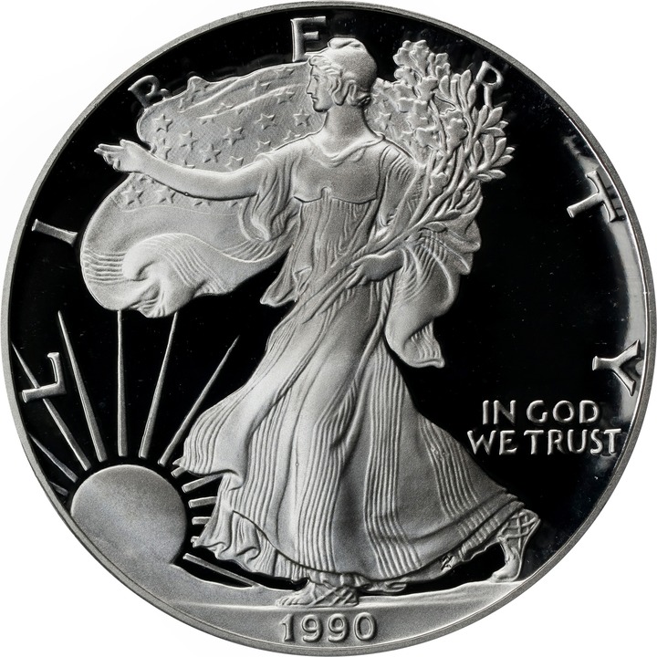 1990-S $1  Silver Eagle PR DCAM PR65 DCAM CAC thumbnail 24