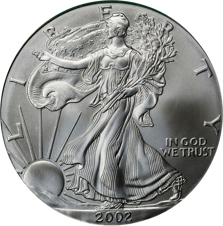 2002 $1  Silver Eagle MS thumbnail 17