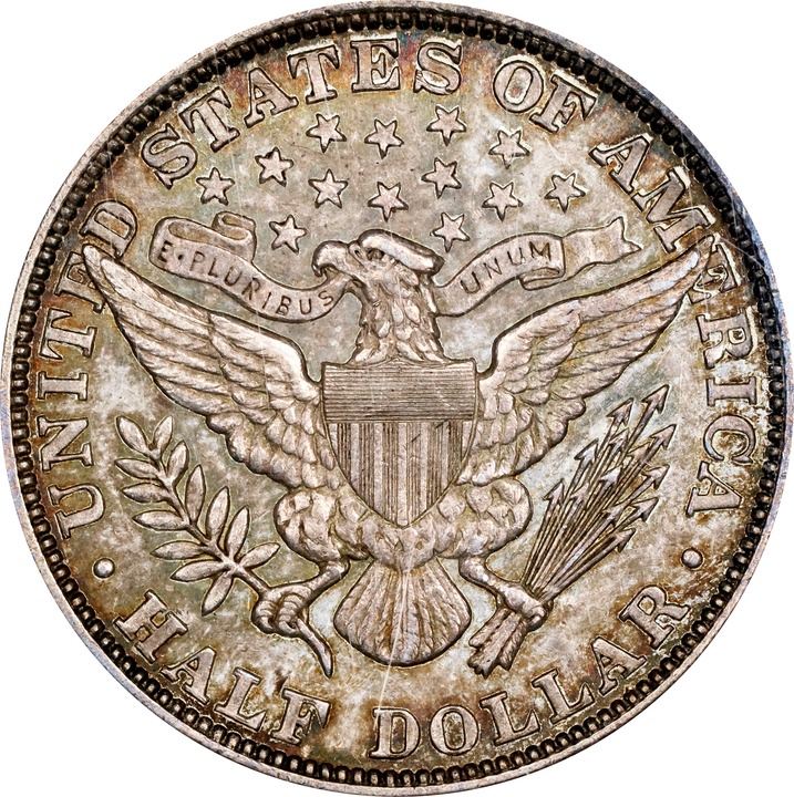 1892 50c Tripled Die Reverse, FS-801 MS thumbnail 5
