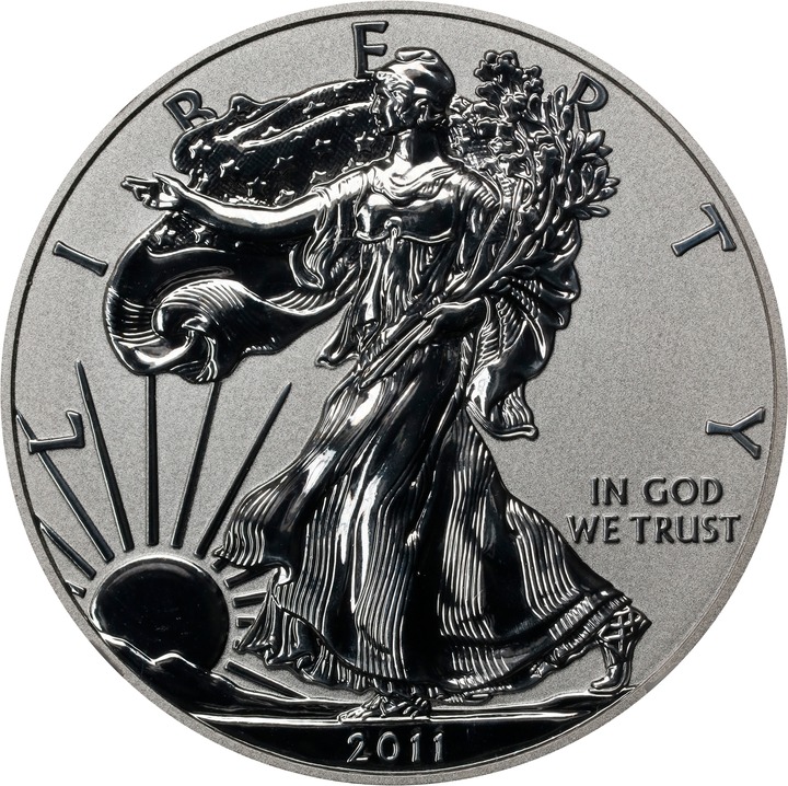 2011-P $1  Silver Eagle, Reverse Proof, 25th Anniversary PR70 thumbnail 9