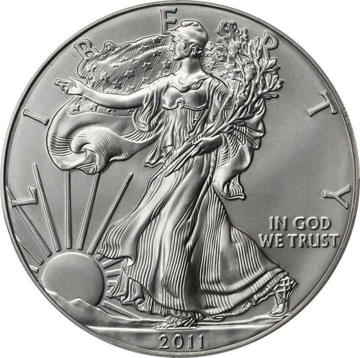 2011-S $1  Silver Eagle, Burnished, 25th Anniversary MS63 thumbnail 24