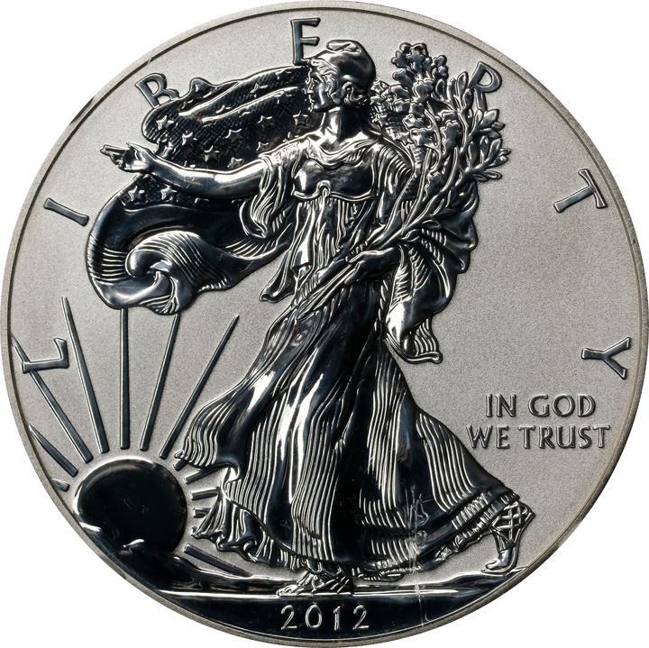 2012-S $1  Silver Eagle, Reverse Proof PR70 thumbnail 17