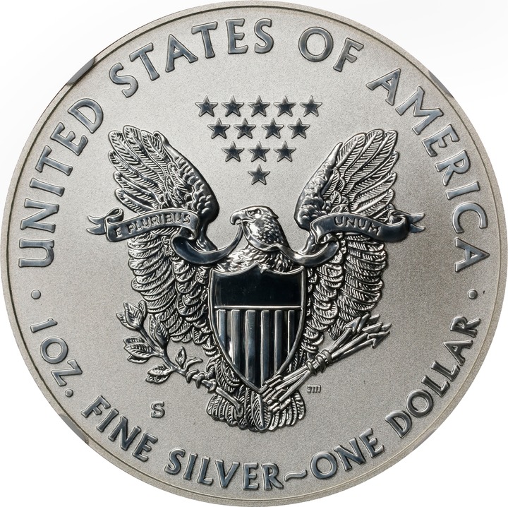 2012-S $1  Silver Eagle, Reverse Proof PR70 thumbnail 18