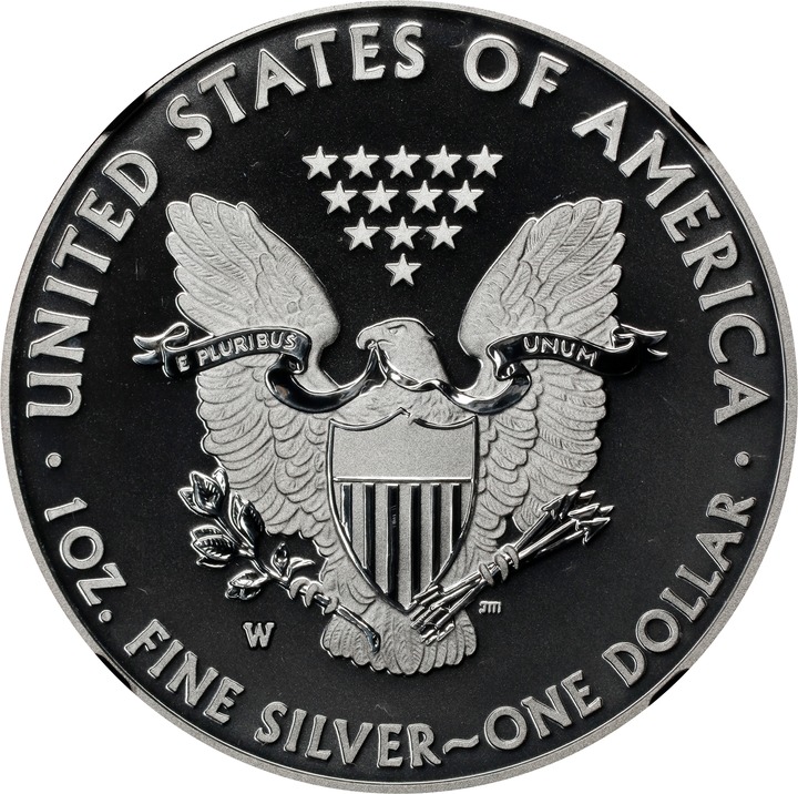 2013-W $1  Silver Eagle, Enhanced, West Point Mint Set MS65 CAC thumbnail 24