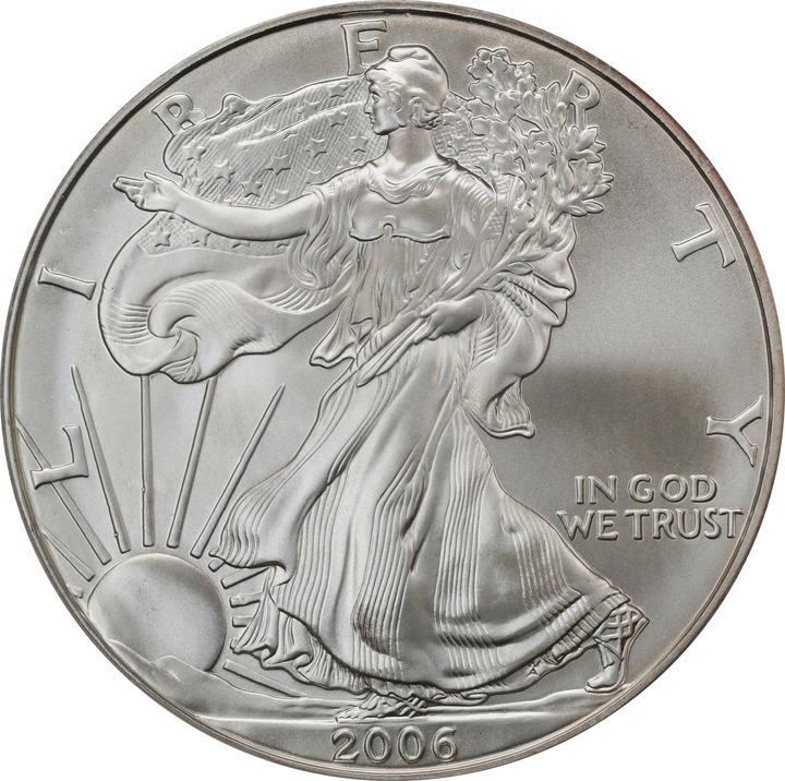 2006-W $1  Silver Eagle, Burnished MS70 thumbnail 17