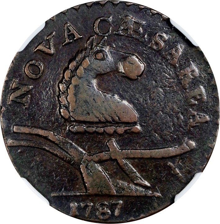 1787 Copper New Jersey, Camel Head MS BN thumbnail 5