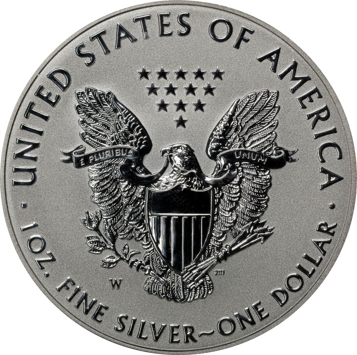 2021-W $1  Silver Eagle, Reverse Proof, Type 1 PR70 CAC thumbnail 16