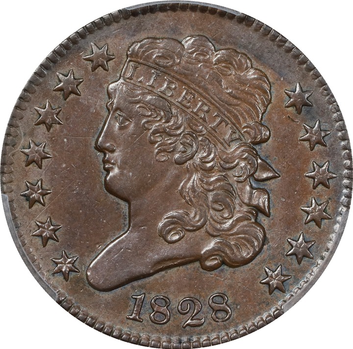 1828 1/2c 13 Stars MS BN thumbnail 8