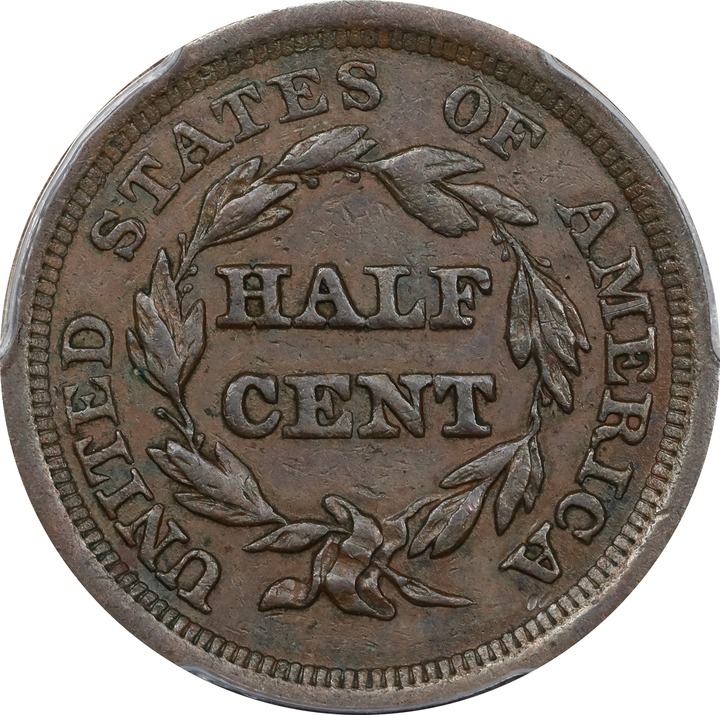 1851 1/2c MS BN XF45 BN thumbnail 2