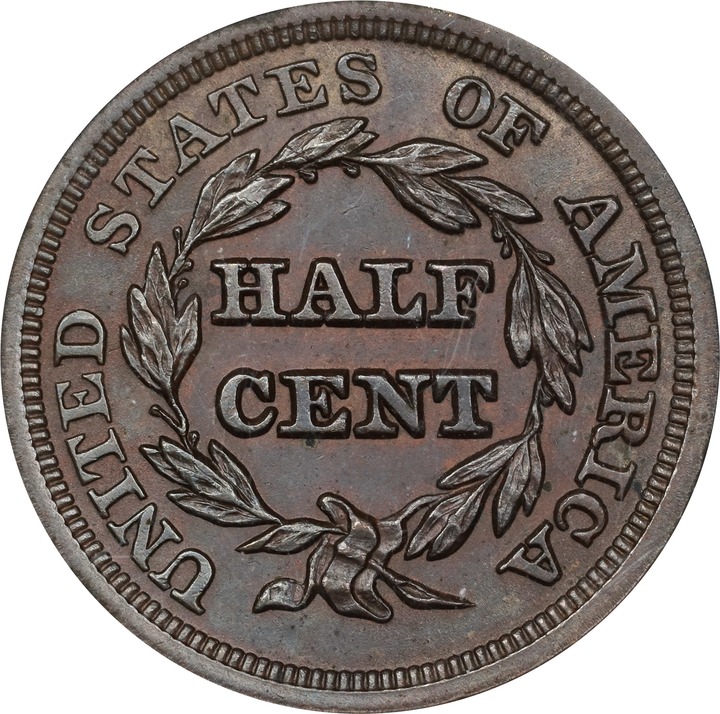 1853 1/2c MS BN XF40 BN thumbnail 22