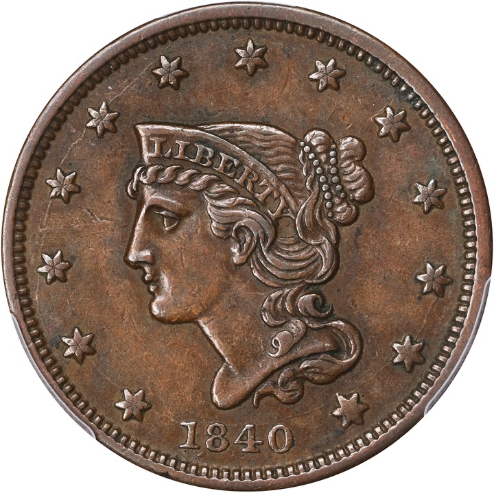 1840 1c Small Date MS BN thumbnail 2