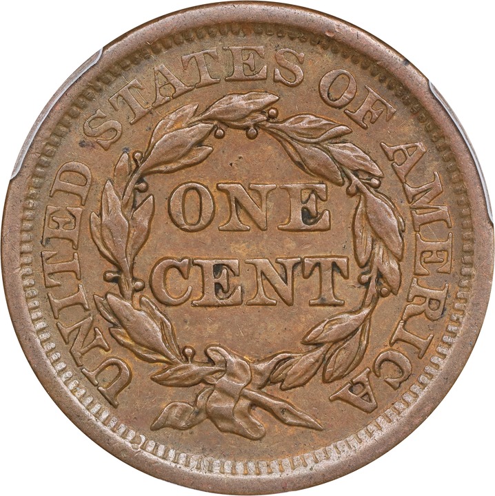 1855 1c Knob on Ear MS BN AG3 BN CAC thumbnail 24